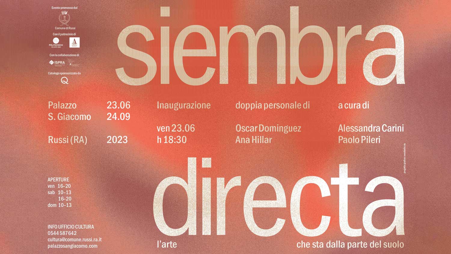 Siembra Directa Palazzo San Giacomo Russi